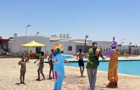 Sortie à la piscine de l’Espace Nahda pour l’Enfance